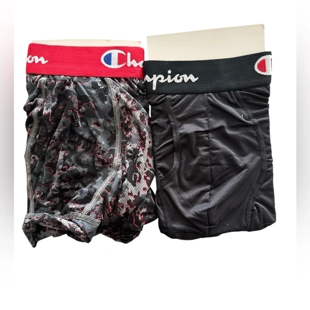 Men’s Champion Boxer Briefs 2 Pair Only Size Medium Lightweight Stretch